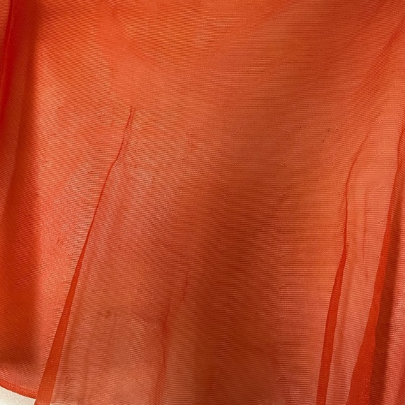 Honorable Citizens x Snidel Collection Hand-dyed neon orange sheer festival - Picture 5 of 7